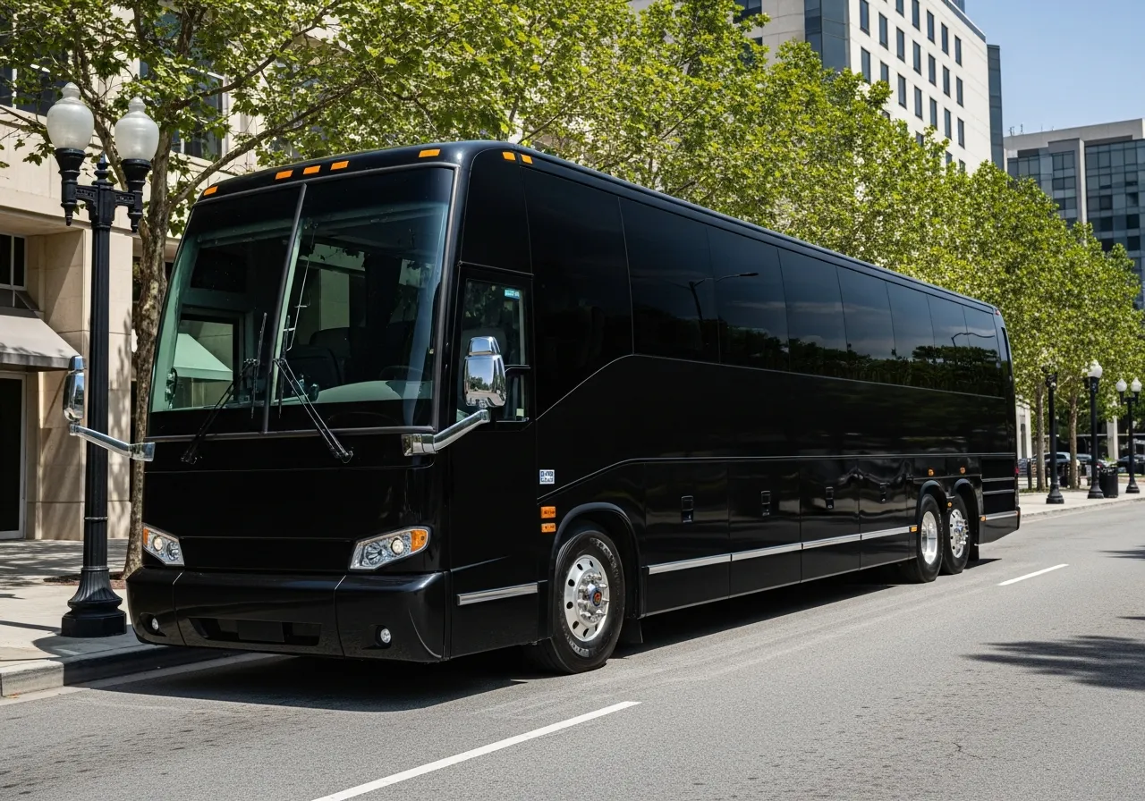 47-Passenger Coach — Exterior — BNG Worldwide Chauffeur Services executive fleet vehicle