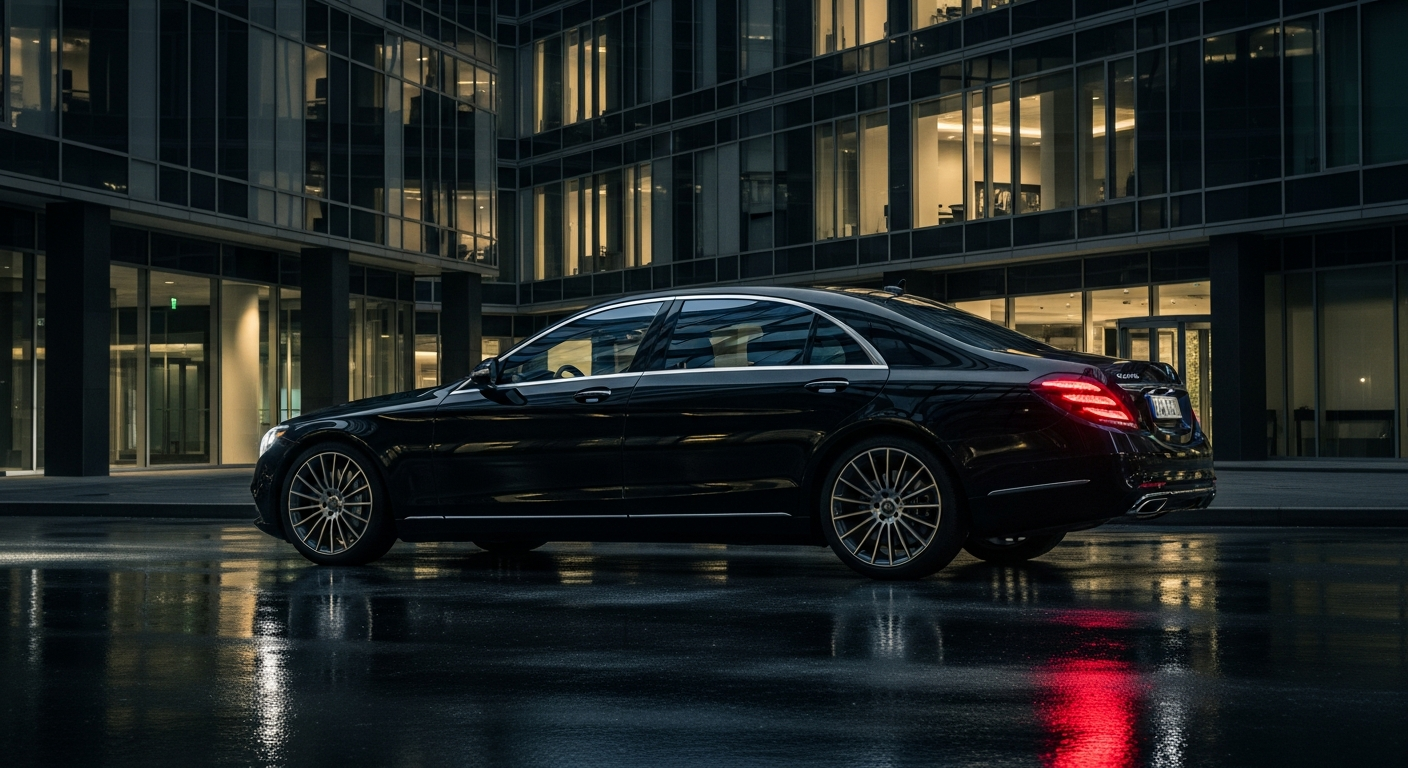 Executive chauffeur vehicle for professional ground transportation